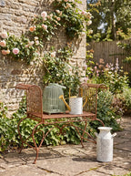 Decoratie Gieter 33x12x32 cm Wit Metaal Bijen