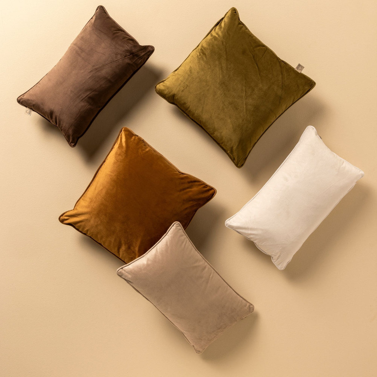 Dutch Decor Finn - Kussen 30x50 cm - Fluweel - Chocolade Martini - Bruin
