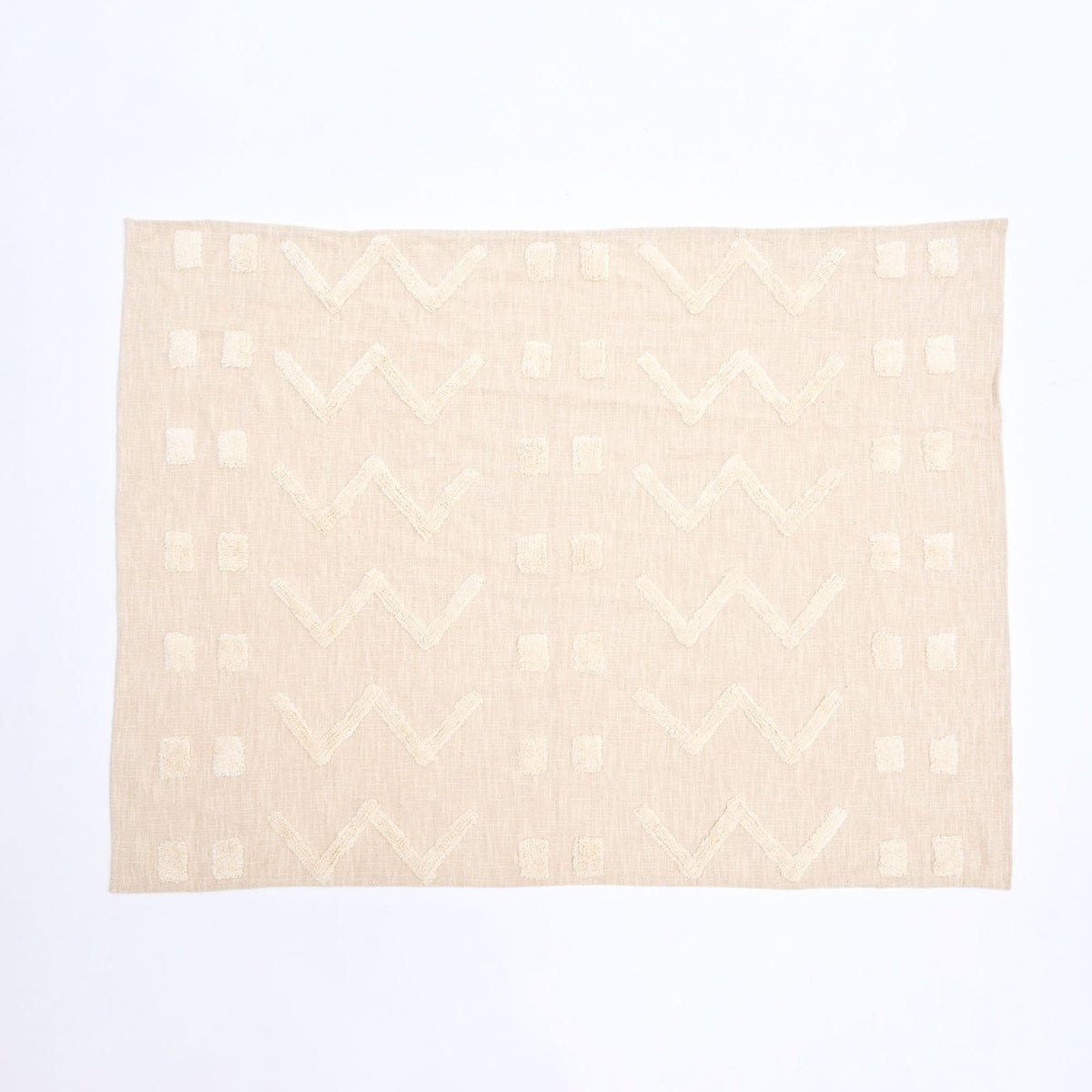 Katoenen deken - Beige - Getuft Premium Home Accent