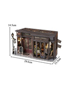 Cutebee, 3D DIY Huisje, Magic Coffee Shop, F041-B, 28,6x13,5x14,5cm