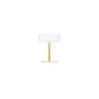 Champagneglas 20cl coupe geel Fizz - Set van 2