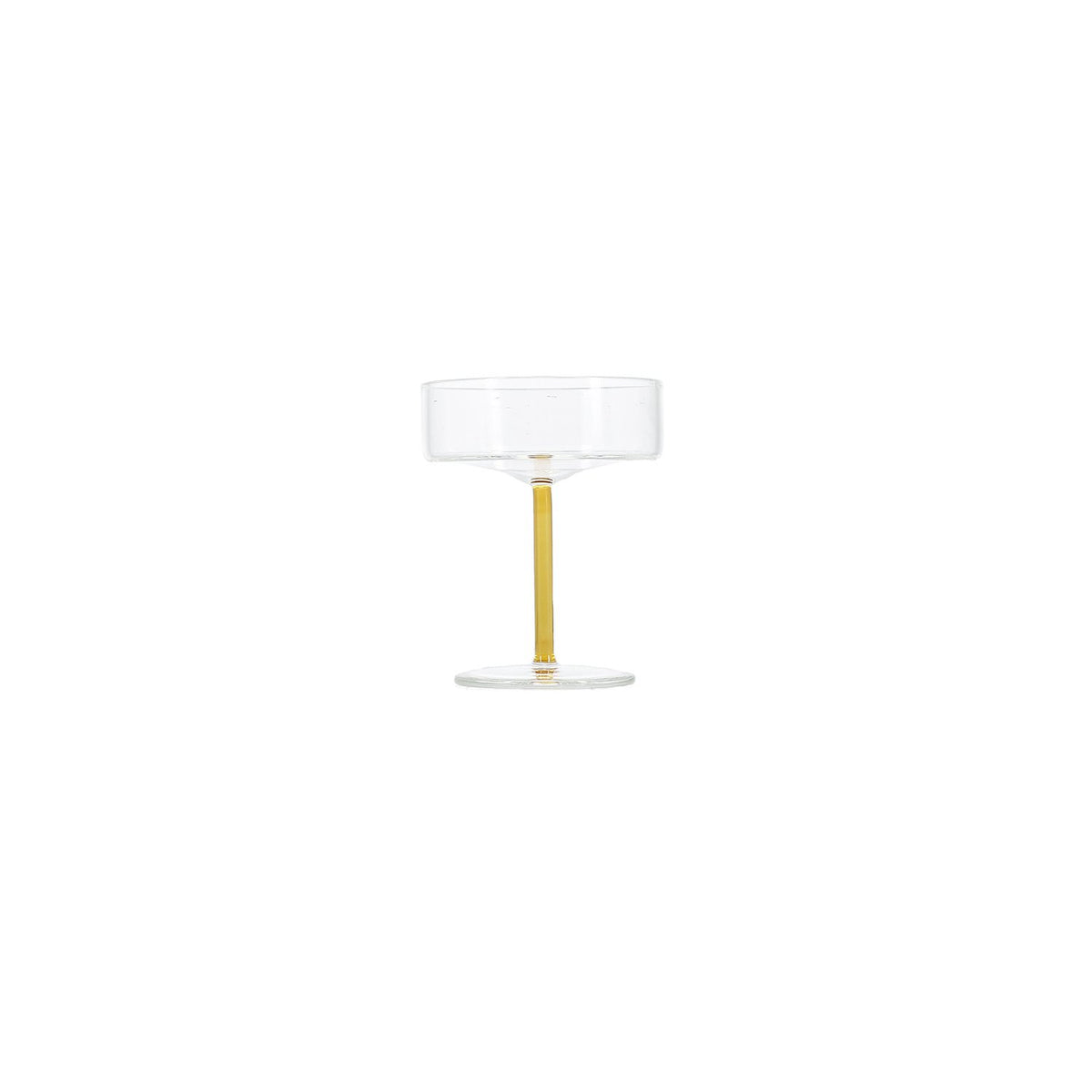 Champagneglas 20cl coupe geel Fizz - Set van 2