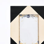 Geometrische harsfotolijst - Modern zwart-wit decor