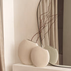 Vaas 30xH29cm beige Vico