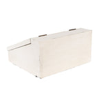 Theedoos 18x16x9 cm Wit Hout