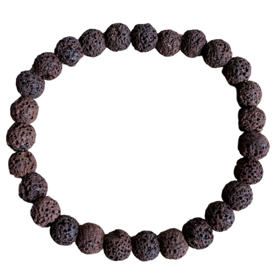 Heren armband lava steen – natuursteen sieraden – stoere accessoires voor mannencollecties