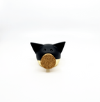 Verdeelde gouden piggy bank