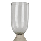 Candlestick Kuzumaki taupe 10x10x37 cm
