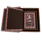 Opbergdoos Set van 3 Boeken 27/ 22 / 18 cm Bruin MDF
