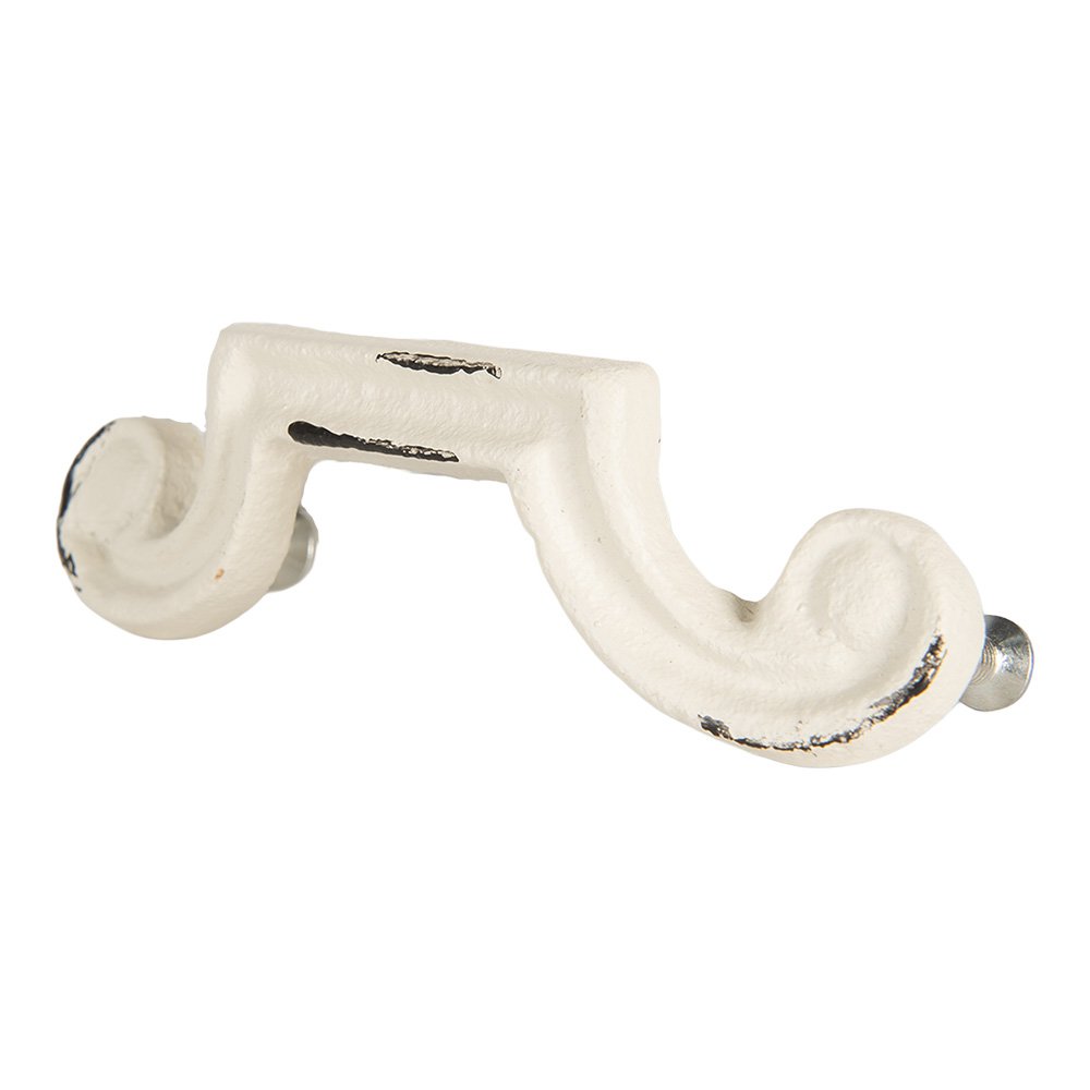 Handgreep 12x2x3 cm Wit Metaal