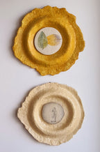 Wandplaat van papier-maché-bladige wandplaat