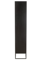 J-Line Rek Mode Mango Hout/Mdf Zwart
