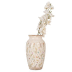 Vaas Ø 16x27 cm Beige Keramiek Bloemen
