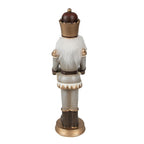 Beeld Notenkraker 22 cm Grijs Polyresin Kerstfiguren