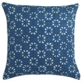 Batik Flower kussen blauw 45x45cm
