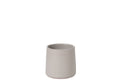 J-Line bloempot Rond - keramiek - grijs - S - Ø 18 cm