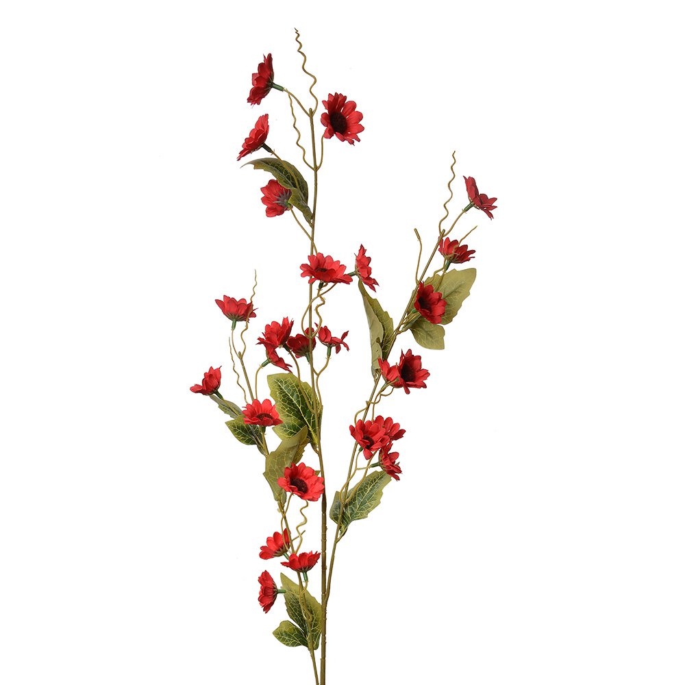 Kunstbloem 107 cm Rood Kunststof