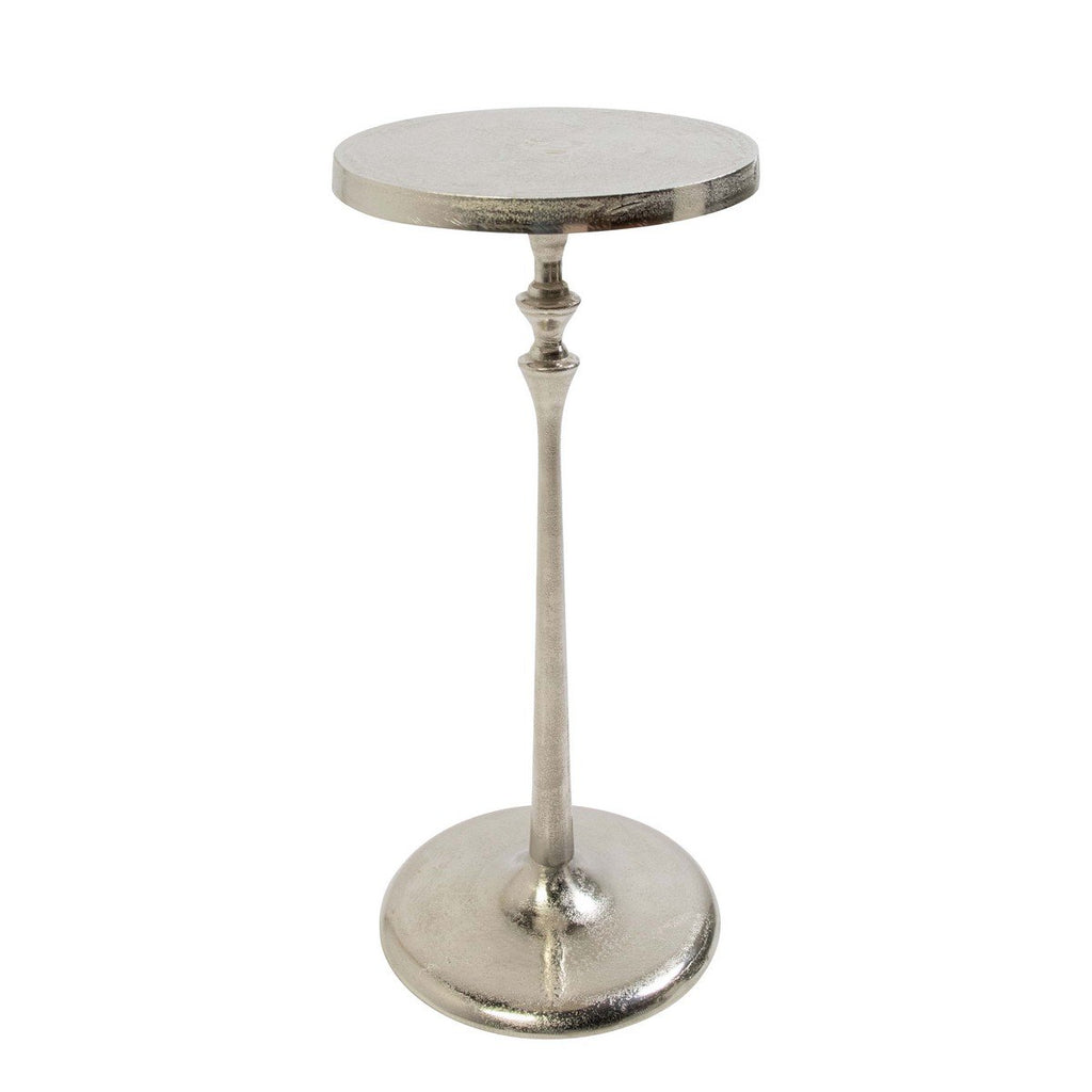 Tafel Rond zilver h50 d22cm