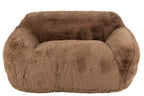 J-Line Bank Cutie Polyester Taupe Groot
