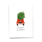 Rijden naar huis voor Kerstmis - Kerstkaart 10 set
