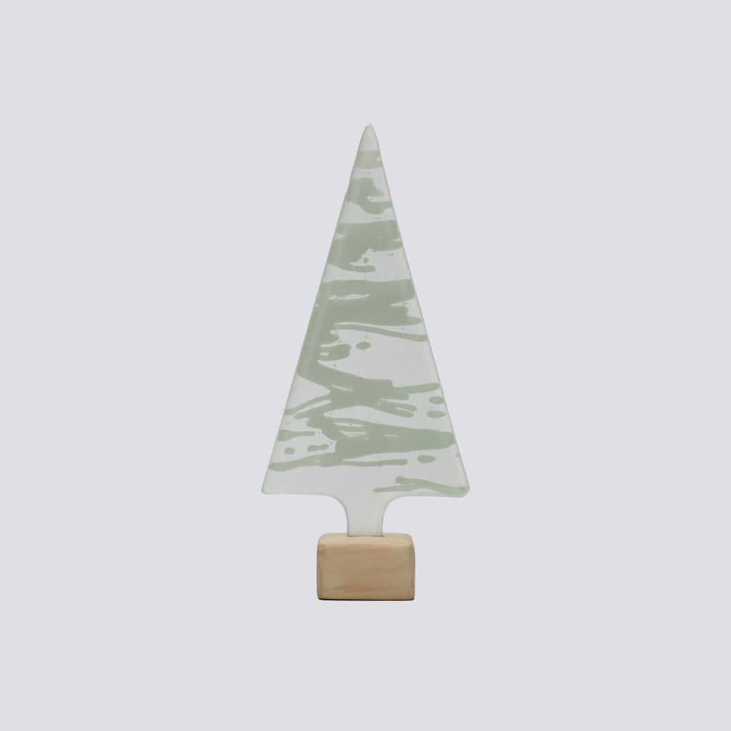 Kerstboom Medium 8,5x18 witte slingers
