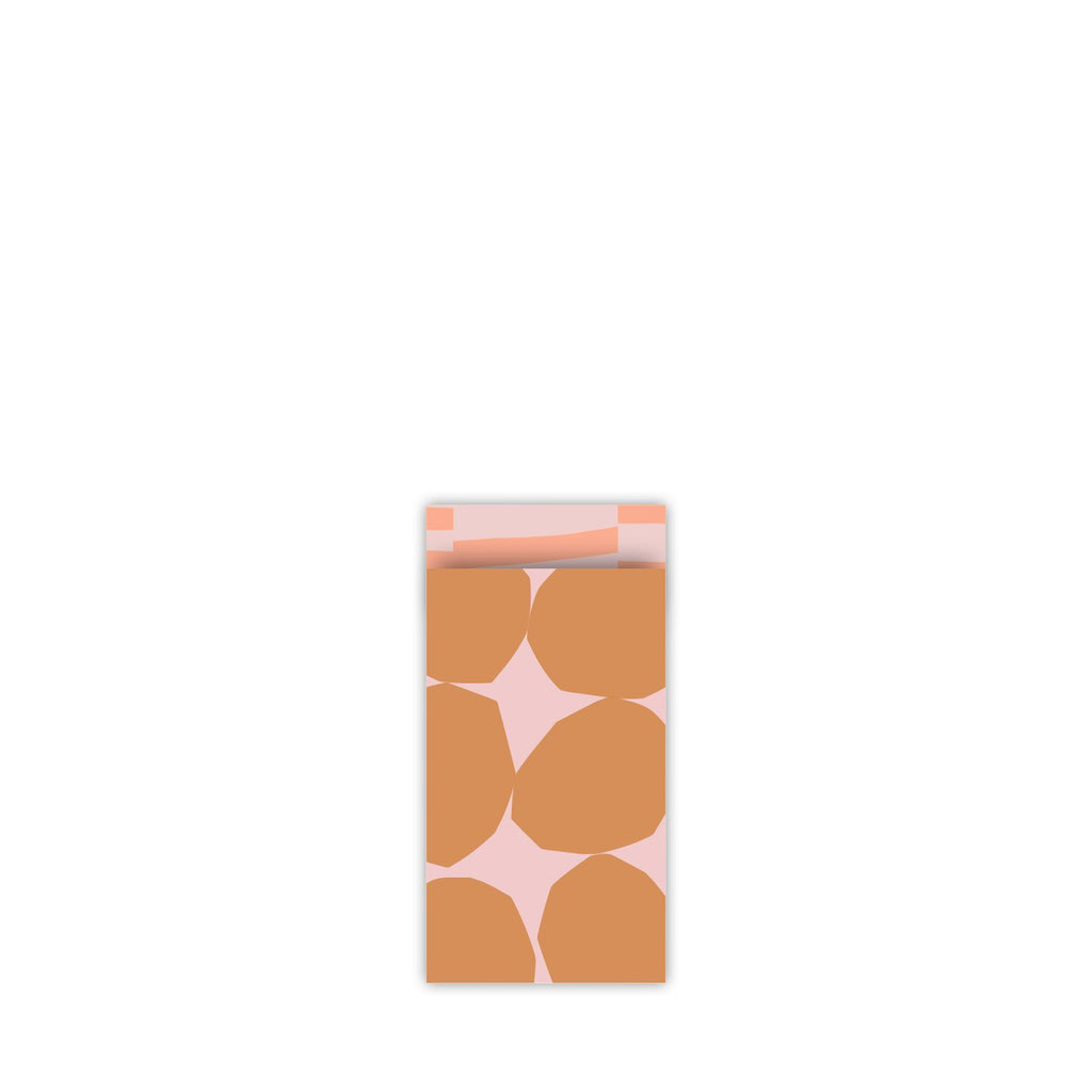 Sculpted Dots roest/roze - Cadeauzakjes