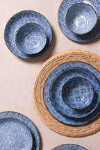 Soepbord Ø 20x4 cm Blauw Keramiek Soepkom