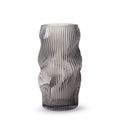 Vaas 'wessel' blauw h24,5 d14,5 cm