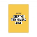 Kaart Tiny Humans, per 5 stuks