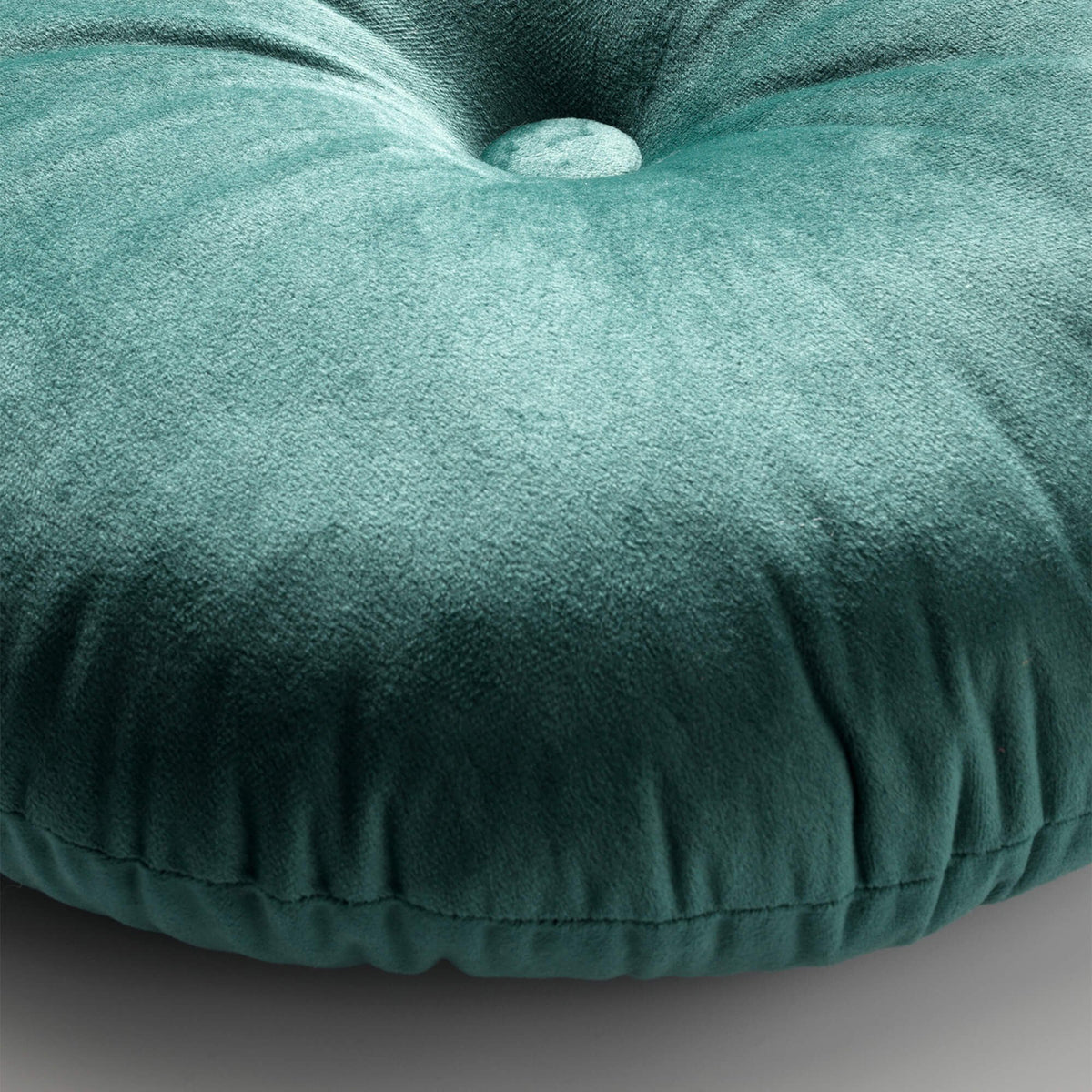 Dutch Decor Olly - Kussen Ø38 cm - Rond fluweel - Alsemgroen - Groen