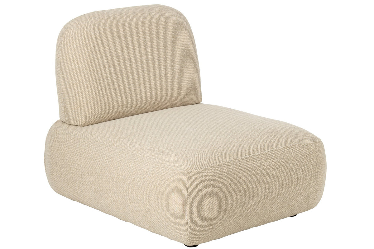 J-Line Modulaire bank Olivia - multiplex/stof - ecru