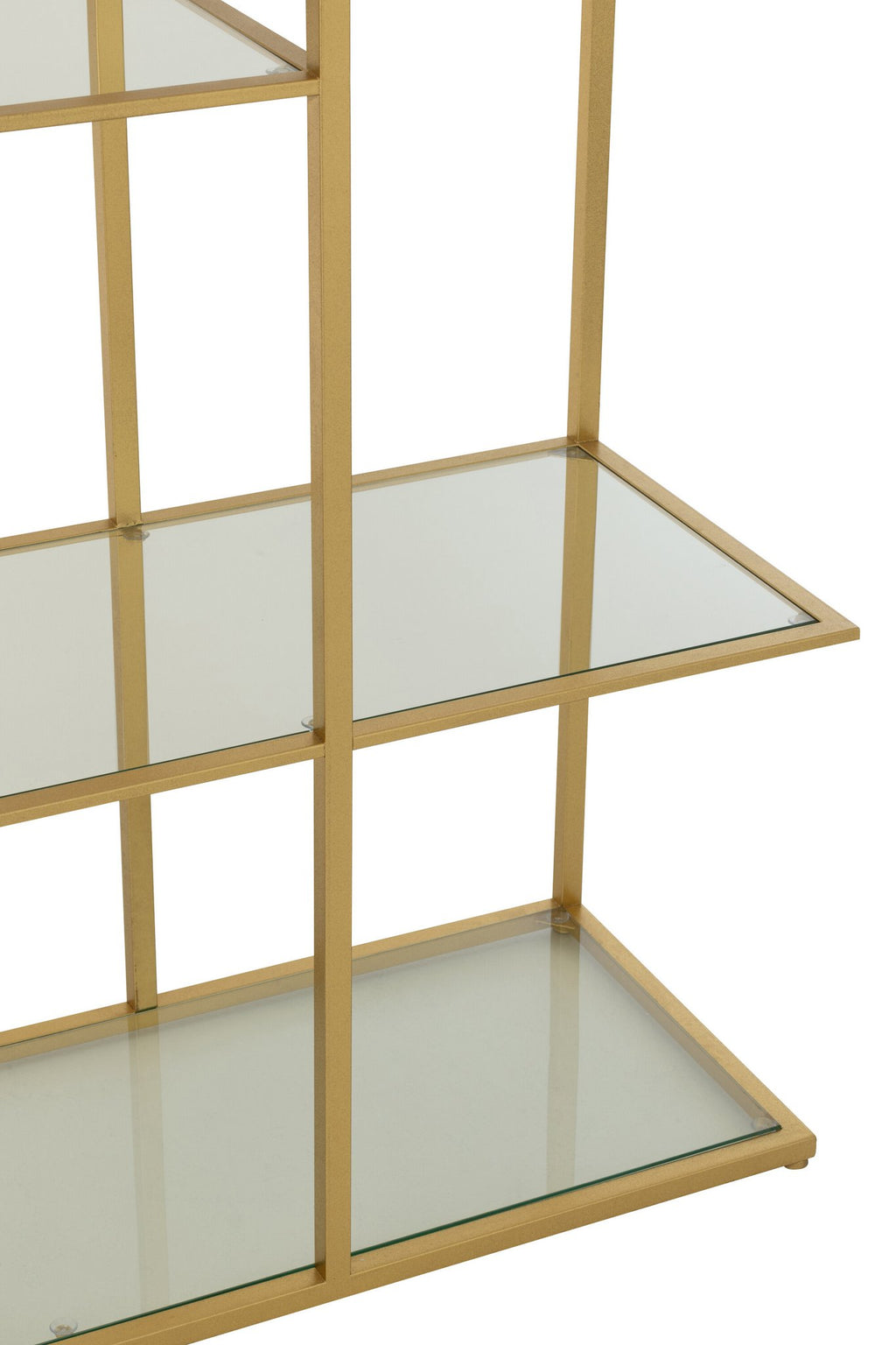 J-Line rek - ijzer/glas - goud
