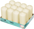 Horeca stompkaarsen 17/7 tray 12 Ivoor