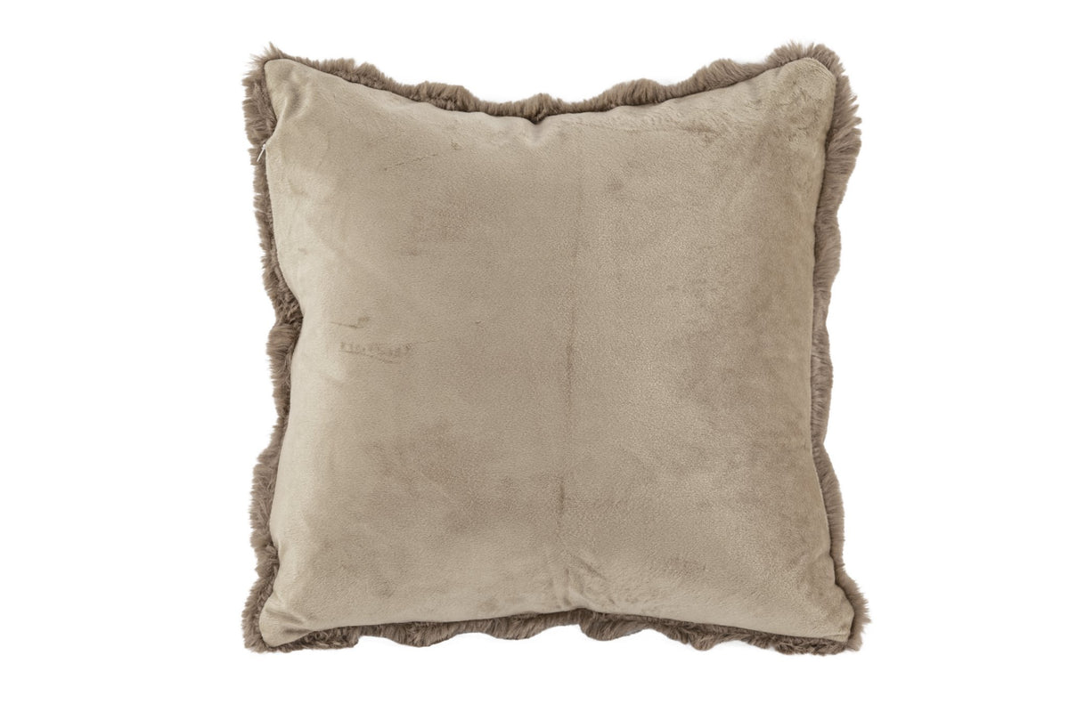 Cushion (filled) Bubble rabbit fur - 45x45 cM