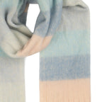 Wintersjaal Dames 40x180 cm Blauw Textiel