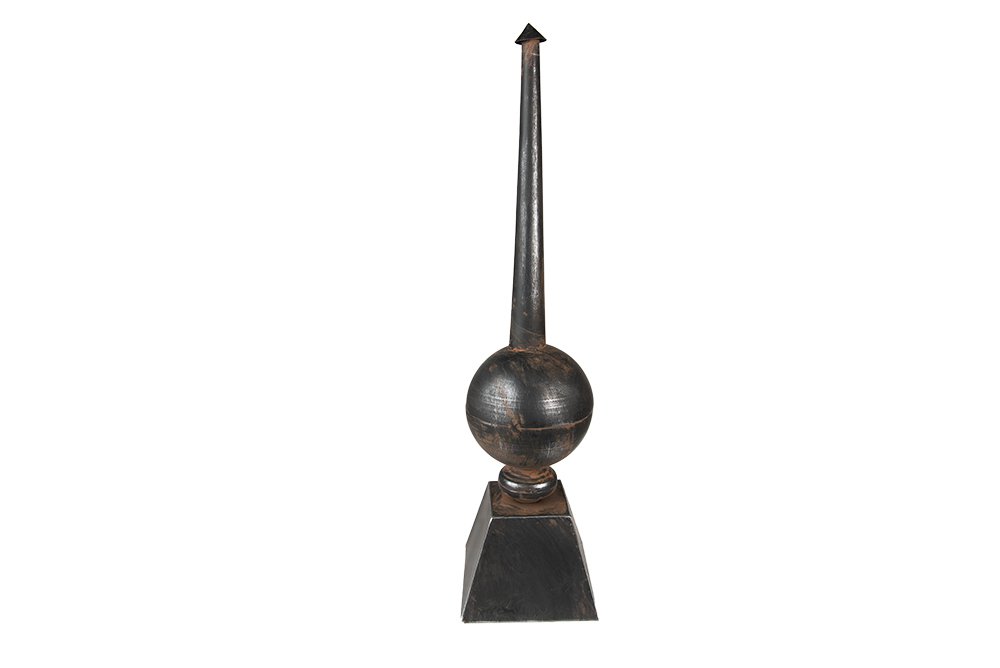 Decoratie Ornament 65 cm Zwart IJzer