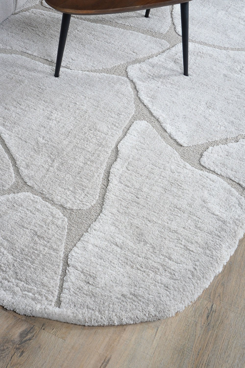 Vloerkleed Macy Beige - Rounded Corners 160 x 230 cm