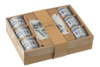 J-Line Doos 6 Kopjes+Schaal Vis Keramiek Donkerblauw