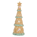 Decoratie Kerstboom Ø 9x25 cm Bruin Kunststof