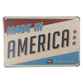 Tekstbord 30x20 cm Wit IJzer Wandbord