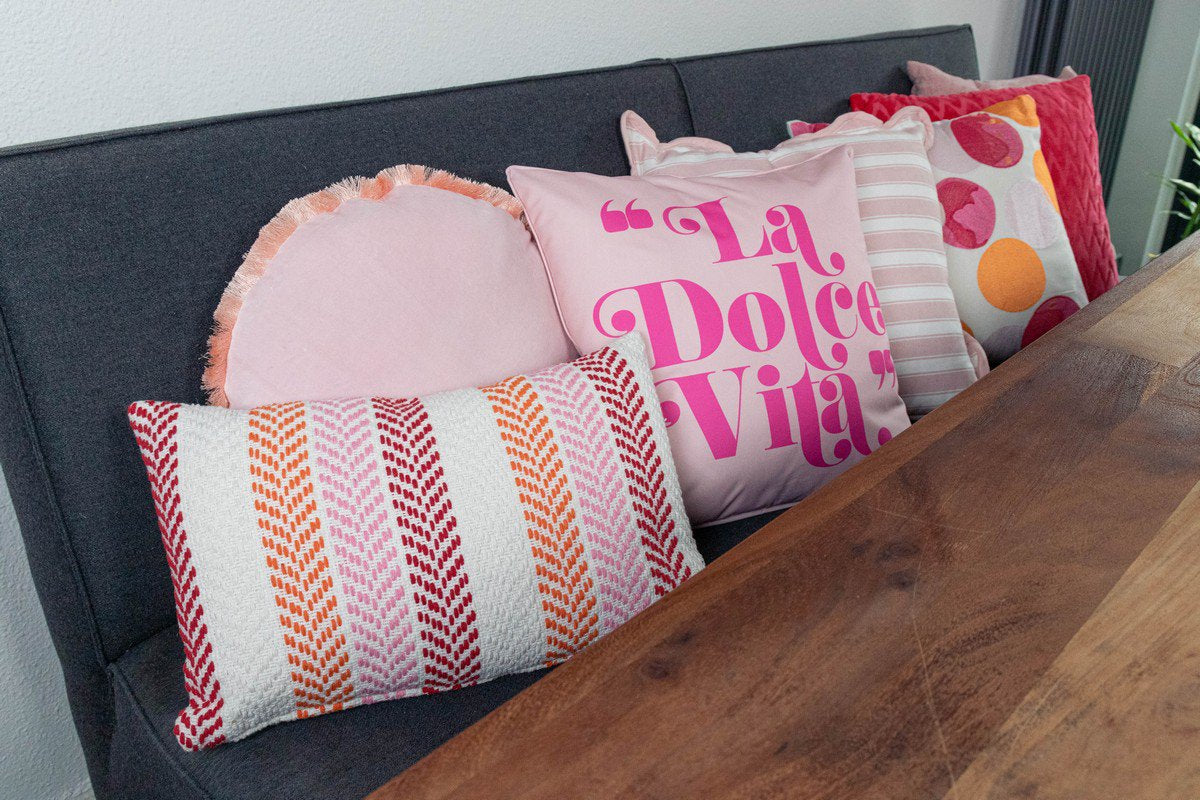 Dolce Vita Outdoor Kussen rose 45 x 45 cm