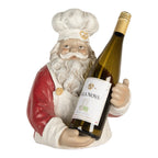 Decoratie Kerstman 25x25x35 cm Rood Kunststof