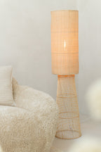 J-Line Lamp Room Linnen/Bamboe Naturel