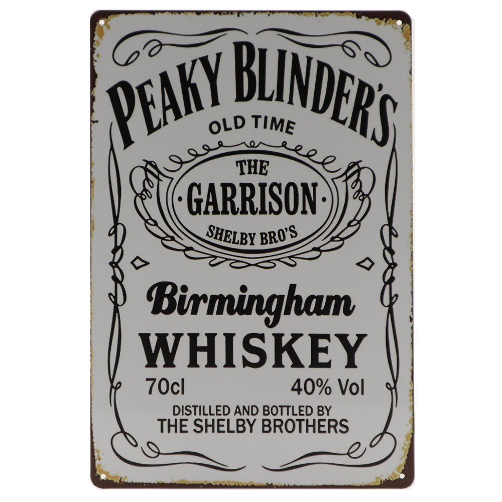 Peaky Blinders Retro Wandbord 30x20