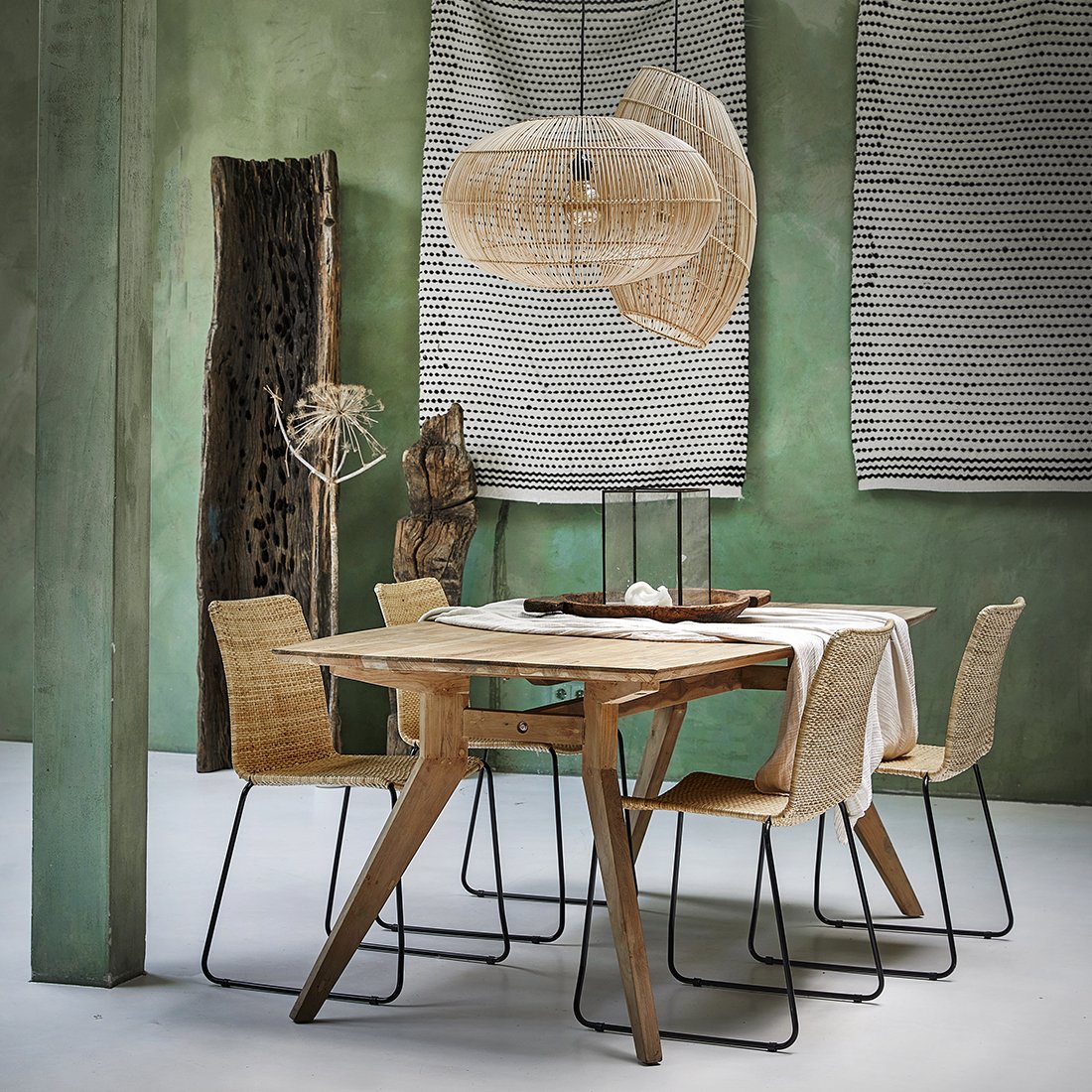 Luna hanglamp Orbit naturel