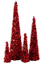 J-Line decoratie boom Sprankelend - polystyreen - bruin - large