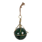 Kerstdecoratie Beeld Bel Ø 19x45 cm Groen Metaal