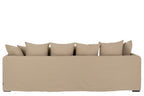 J-Line zetelhoes Beach - textiel - beige