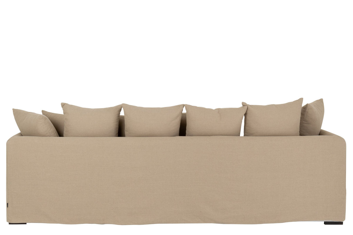 J-Line zetelhoes Beach - textiel - beige