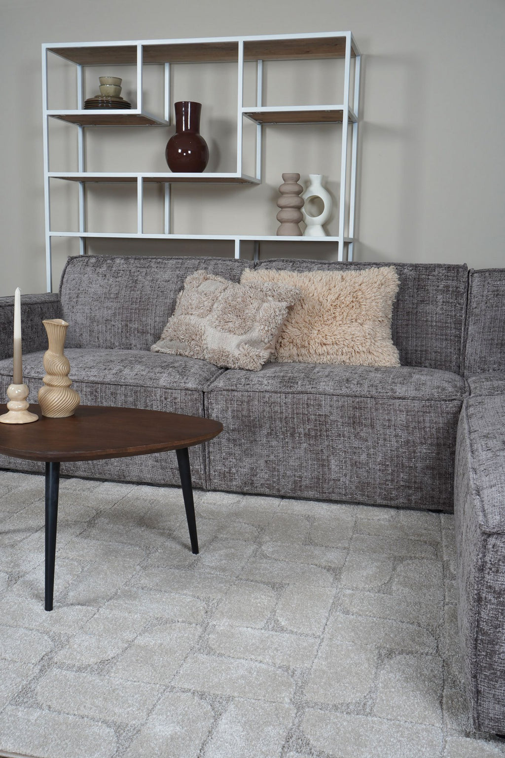 Vloerkleed Nala Beige - 200 x 280 cm